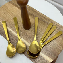 Cargar imagen en el visor de la galería, Set de 6 cucharas para cafe