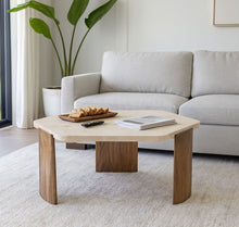 Cargar imagen en el visor de la galería, Mesa de centro beige 32"
