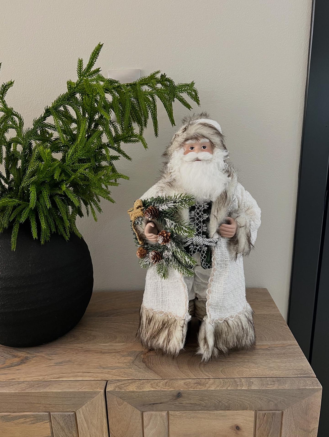Santa con corona