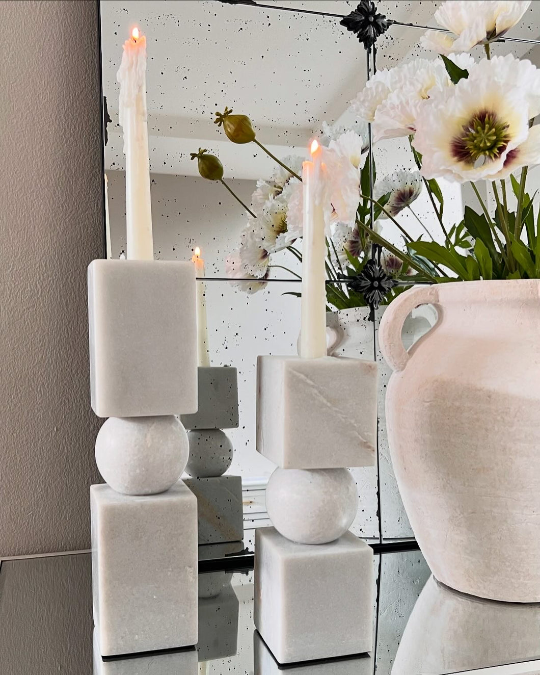 Set de dos candelabros