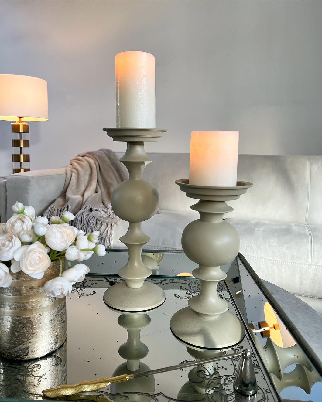 Set de dos candelabros